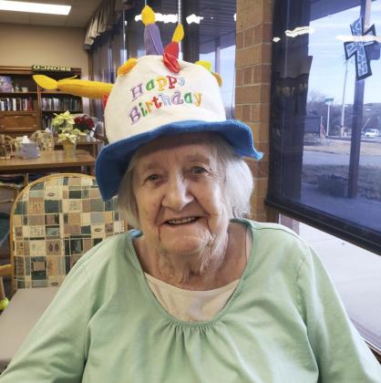 Marty Boyer celebrates her birthday.