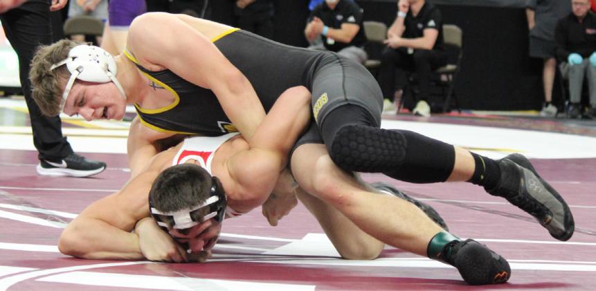 Senior James Kessler ended his high school career in Omaha.