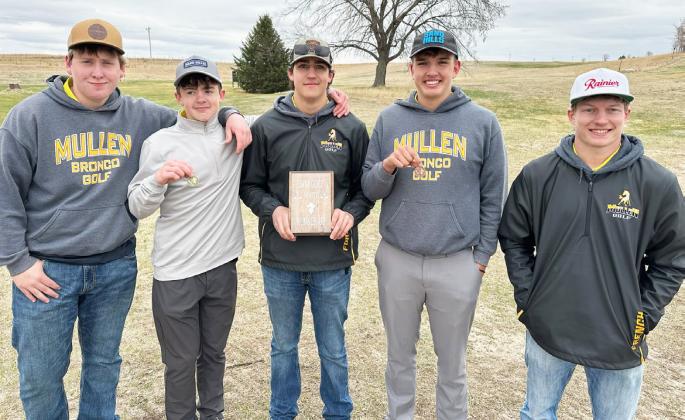 L-r: Corben Kissire, Ben Werner, Jarren Forsen, Jacob Walker, Justin French. Clint Svoboda