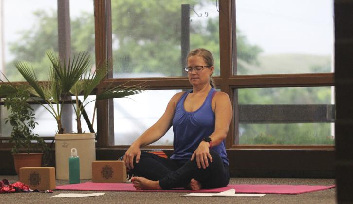 Mellissa Donohoe instructing her Thursday morning class last week.