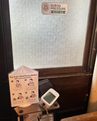 Thanks to West Central District Health Department, Hooker County now has a “Blood Pressure Heart Hub” for the public’s use in the lobby of the Hooker County Courthouse. Visit the hub to check your blood pressure for free during the courthouse hours: 8:30 a.m. - 12:00 p.m. and 1:00-4:30 p.m. Monday-Friday. Gerri Peterson