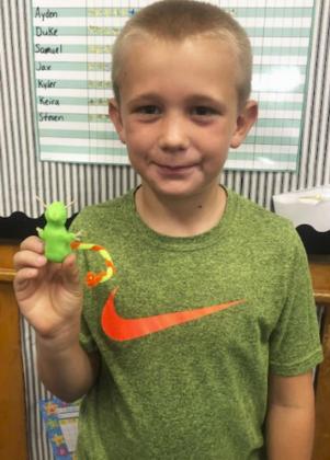 2nd graders create monsters