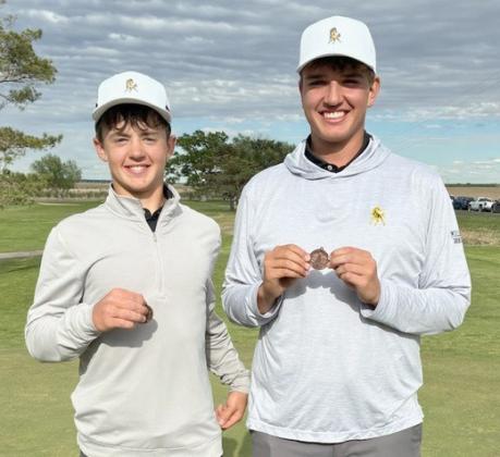State Golf qualifiers, l-r: Ben Werner and Jacob Walker. courtesy photo