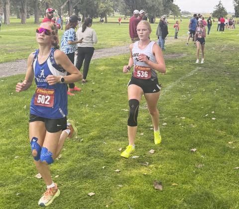 Ava Walz in second place, with Ayden Lee behind her last week. Chris Kuncl