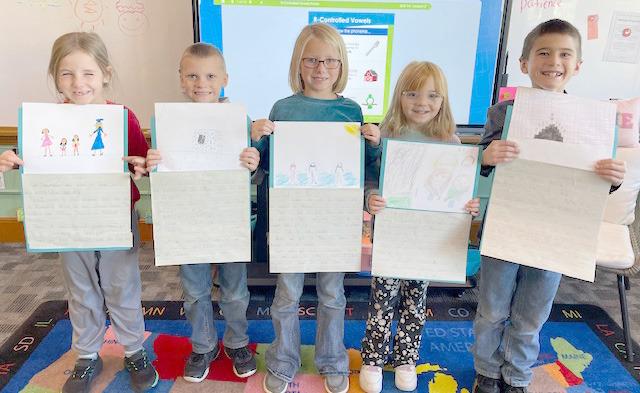 L-r: Eve Ericksen, Trent Cox, Fallon Lee, Nora Pohot, Tru Mundorf.