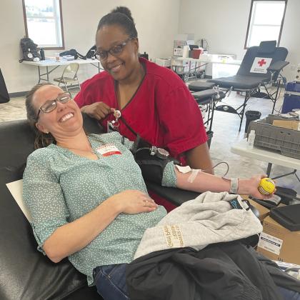 27 units of blood collected on Monday