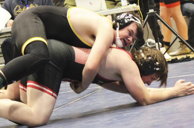 Owen Thorberg competed at 195 in Gordon.
