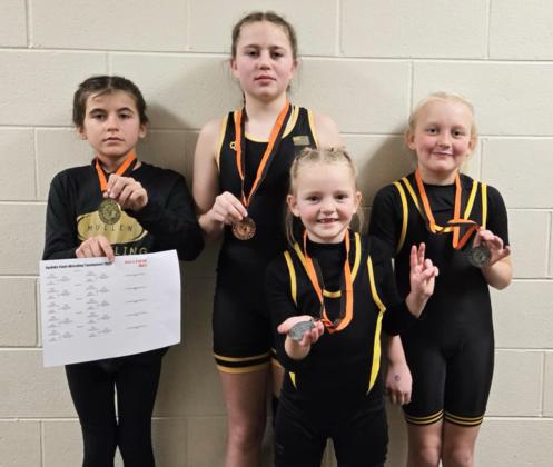 L-r: Finley Mundorf, Audrabell Werth, Ryann Walz, Daryl Deibler. courtesy photos