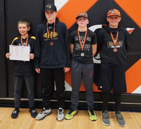 L-r: Grady Phipps, Justin Kraus, Jedd Kraus, Caleb Deibler.