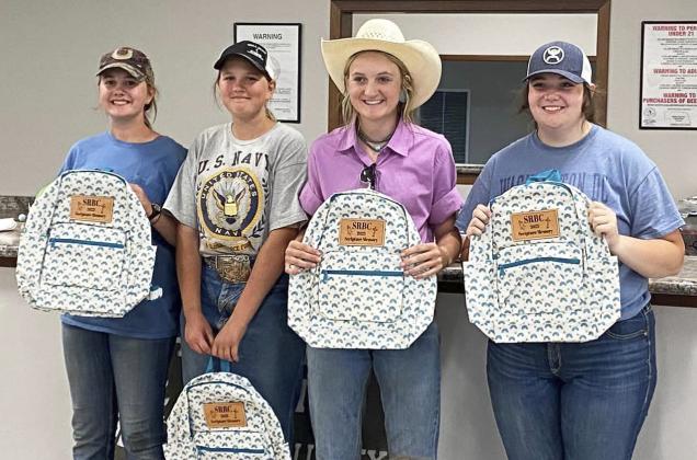 Senior scripture memory winners, l-r: Jessa O’Brien, Hannah O’Brien, Klaire Ward, Taylor Petersen. Laura O’Brien