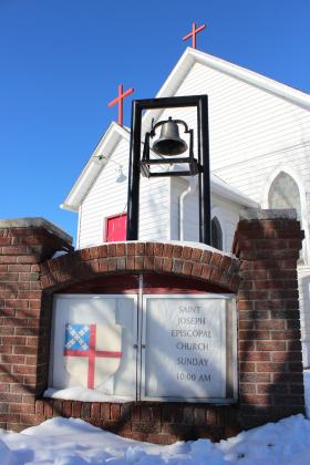 The St. Joseph Episcopal Church bell today. Gerri Peterson