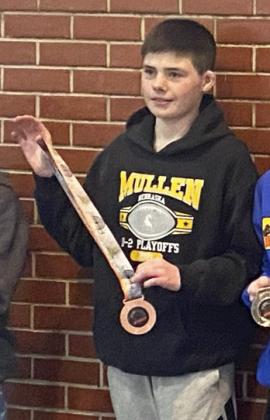 Mullen Marksmen medaling in Alliance on Sunday: Cian Connealy. courtesy photos