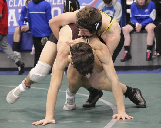 James Kessler competing at Clarkson last week.