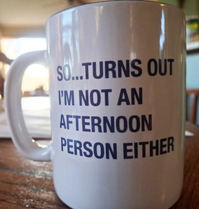 Crystal Hardy’s gift from a good friend.