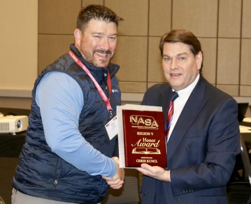 Chris Kuncl honored at conference