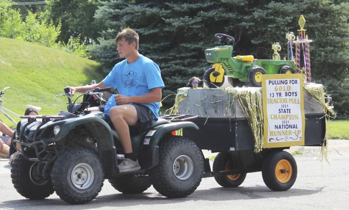 Tate Kvanvig - 1st in Best Decorated Small Vehicle.