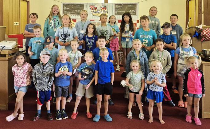 Vacation Bible School held at Mullen Methodist Church