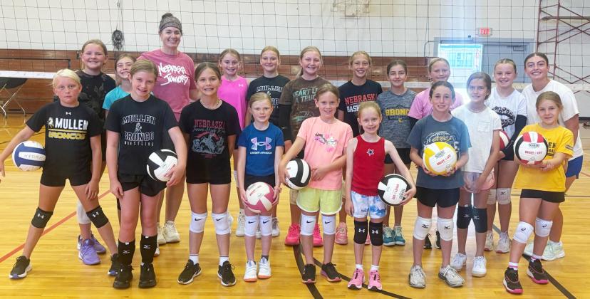 Chambers Traveling Volleyball Camp held in Mullen