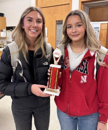 Peyton Paxton (left) and Maggie Haesler. Kelli Walz