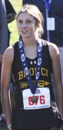 Peyton Paxton NSAA State Cross Country Class D Girls 3rd Place Alex Moore