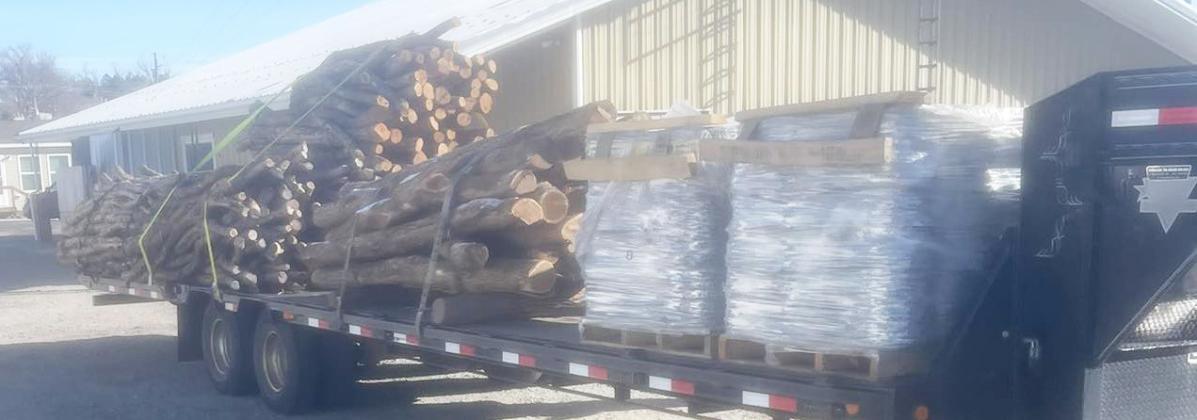 One trailer load of supplies that was donated to Morrill Fire relief. Dan Vest