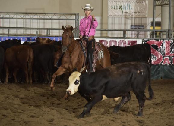 Hayden Jennings competing in the boys cutting at Nationals.