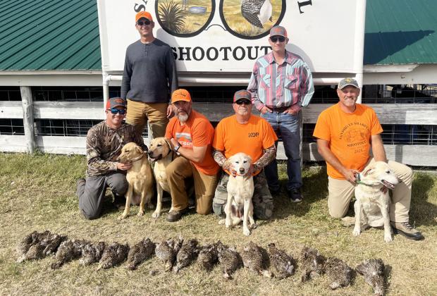 Fowl Play - 1st place Past Shooters team in grouse hunt. photos by Dane &amp;amp; Gerri Peterson