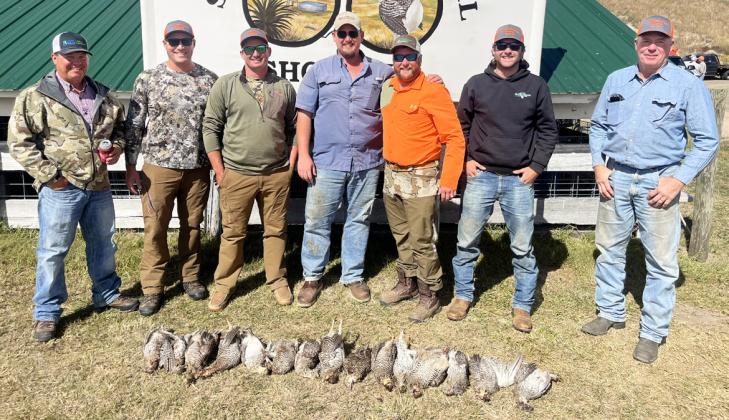 On Point - 2nd place Past Shooters team in grouse hunt.