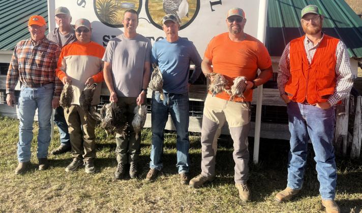 Chasin’ Tail - 2nd place New Shooters team in grouse hunt.