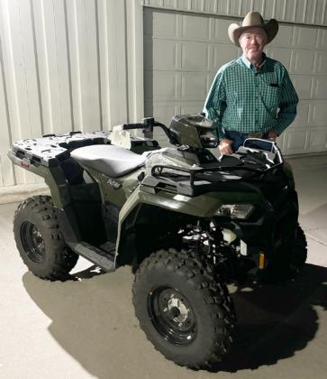 The winner of the landowner four wheeler drawing was Thad Emerson.