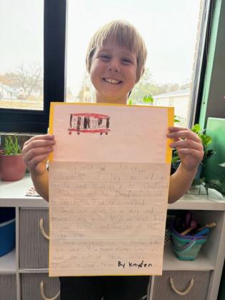 2nd graders write personal narratives
