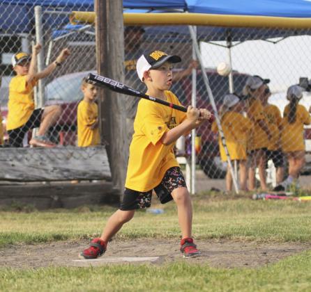 Cooper Phillips with a hit
