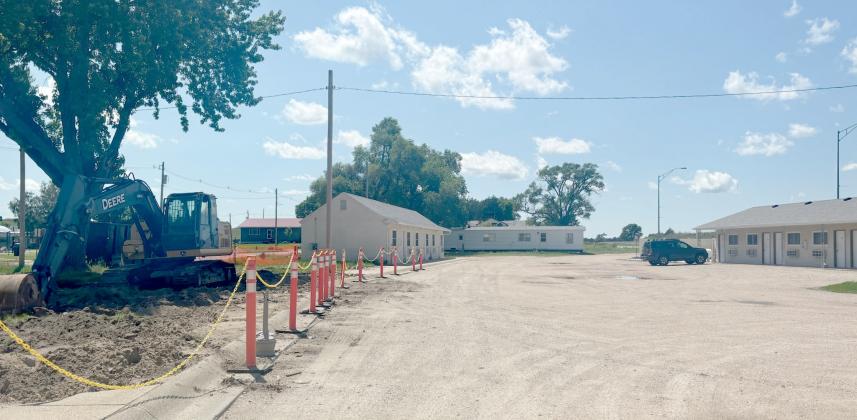 Eventually all of the old cabins on the south side of Sandhills Motel will be replaced with new units. Gerri Peterson