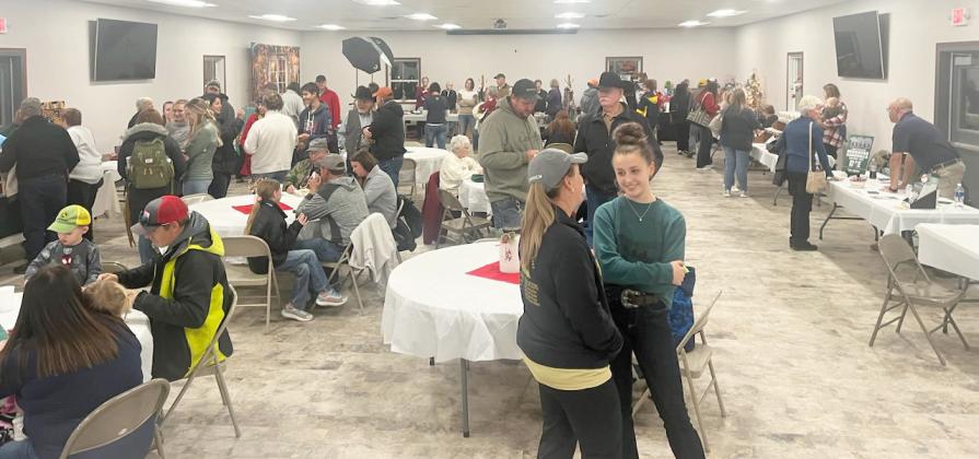 The Hooker County Community Center was full of vendors and community members Friday evening to cap off the Walkabout