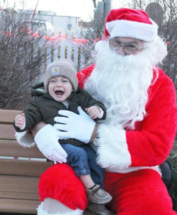 Cru Moore was NOT impressed with his visit to Santa
