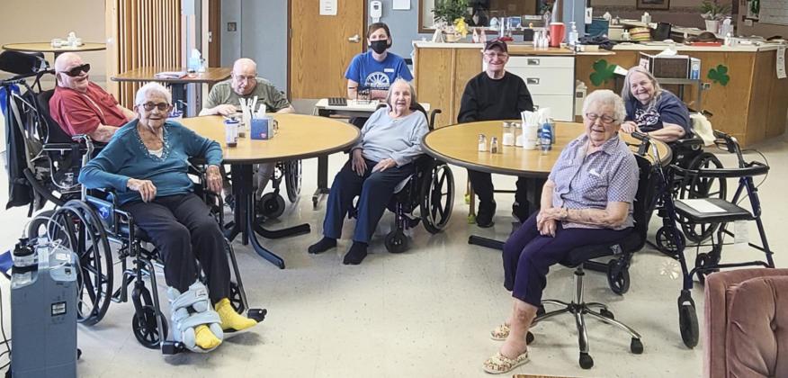 Our group from Bingo this week! Always a good time! Pauline was this week’s blackout winner. Pictured l-r: Stan, Pauline, Bob, Peggy, Joe, Nadene and Ann.
