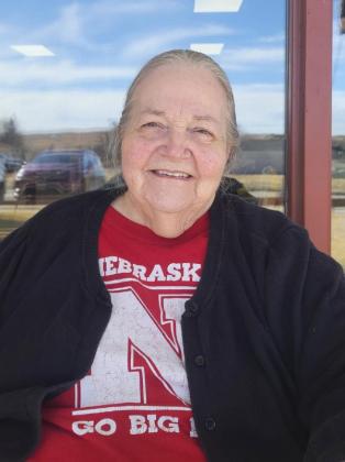 Ann Connell enjoying the beautiful weather we had this past week.