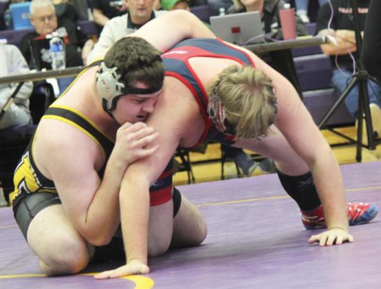 Tel Kvanvig competing at Districts. Kris Forsen