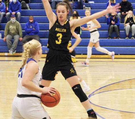 Sue Licking Shelby Welsh plays defense at Hershey last Tuesday.