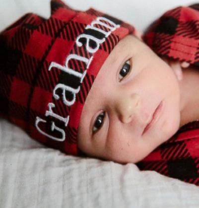 Graham Michael, 1-25. Parents: Ian &amp; Kayla Bester. Grand: Don &amp; Vicky Earl, Mike &amp; Chelsea Bester. Grand: Sharon Schmidt, Dave &amp; Dianne Kline, James &amp; Marie McMillen.