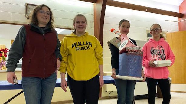 Cadettes and Seniors, l-r: Corynn Corbin, Maci Walz, Annabelle Casillas, Riley Hegland.