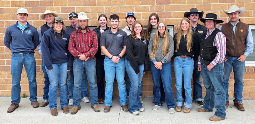 Back, l-r: Carson Batterton (Scott City, KS), Reed McFadden (Purdum, NE), Nate Kaup (West Point, NE), Liz Bohlken (Wymore, NE), Koen Helmuth (Watford City, ND), Kelsey Howard (O’Neill, NE), Tanner Ward (Fort Stockton, TX) Lane Painter (Norman, OK). Front: Emaleigh Towner (DeSoto, KS), Justin Beck (Pampa, TX), Nick Maynard (Mendon, IL), Beth Lamp (Goose Lake, IA), Adrianna Underwood (Bemidji, MN), Hannah Stephenson (Meridian, MS), Brigid Cronk (Wolf Creek, MT). courtesy photo
