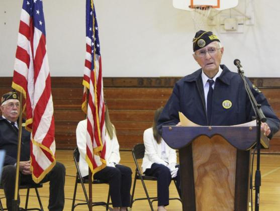 Veterans honored at Mullen Veterans Day program