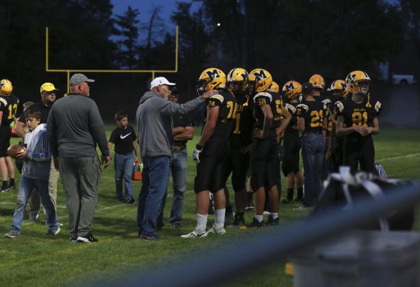 Football team dominates Hyannis, 50-14