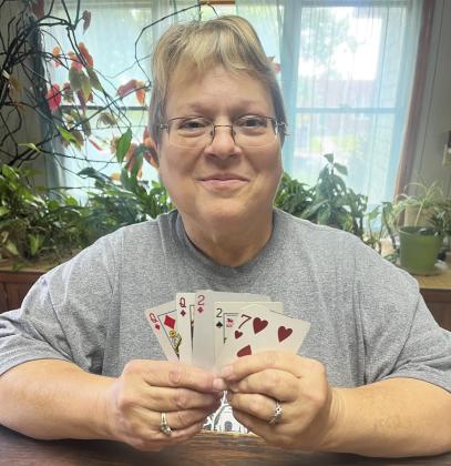 Earl wins $100 in Shop Local Poker Run