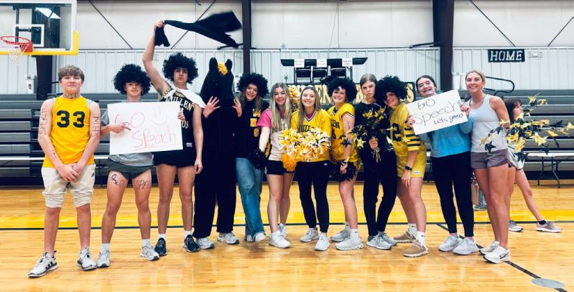 Support for the State Speech qualifiers at their send off.