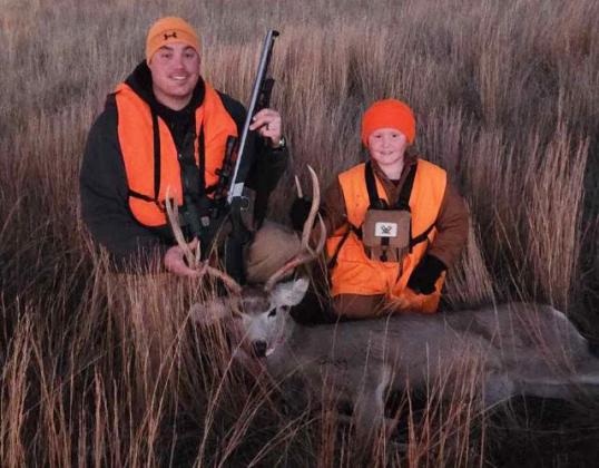 Jason and Lane Brown - muzzleloader deer season 2024.
