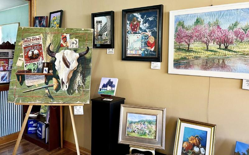 The 2025-26 ANAC travel show is on display this month at the Mullen Arts Center. Stop in and see 25 selected pieces from the Association of Nebraska Art Clubs state exhibit last summer Wednesday-Friday 10 a.m. - 4 p.m. and select Saturdays. Nicole Hoffmann