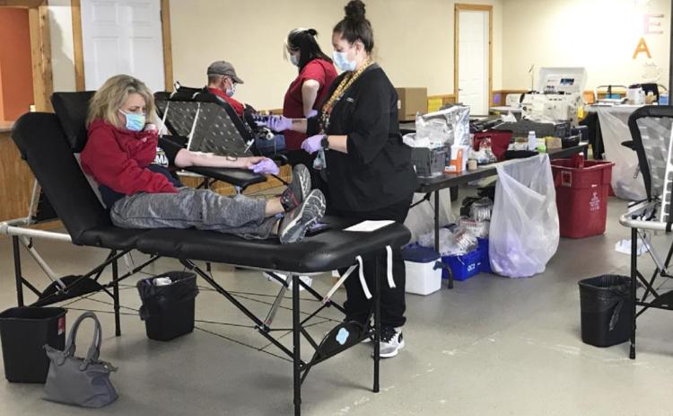 42 units of blood donated on Monday
