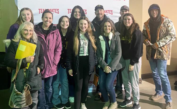 On Sunday, Feb. 4 a group of Mullen’s TeamMates mentees and their mentors traveled to Kearney for a Tri-City Storm hockey game. Over 800 TeamMates Mentoring Program members from 29 chapters were in the crowd. It was an exciting game to watch, with Tri-City defeating the Omaha Lancers 12-2, setting a new Storm record for most goals scored in a single game. courtesy photos